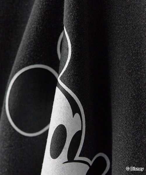 GOOD ROCK SPEED(グッドロックスピード)の「GOOD ROCK SPEED/グッドロックスピード/ MickeyMouse / Disney / ダメ―ジクルーネックTシャツ 秋 秋服 2026年秋冬(Tシャツ/カットソー・メンズ・ホワイト/ブラック・S/M/L)」の9枚目の写真