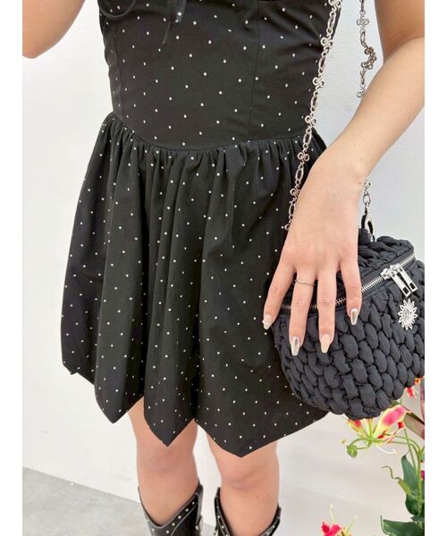 EVRIS(エヴリス)の「コルセットライクバルーンミニキャミワンピース(ワンピース・レディース・グレー/ホワイト/その他1・MEDIUM/SMALL)」の20枚目の写真