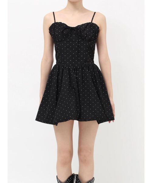 EVRIS(エヴリス)の「コルセットライクバルーンミニキャミワンピース(ワンピース・レディース・グレー/ホワイト/その他1・MEDIUM/SMALL)」の7枚目の写真