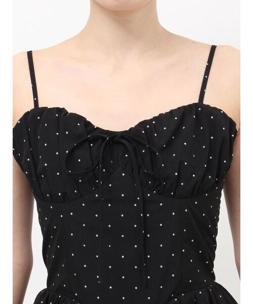 EVRIS(エヴリス)の「コルセットライクバルーンミニキャミワンピース(ワンピース・レディース・グレー/ホワイト/その他1・MEDIUM/SMALL)」の10枚目の写真