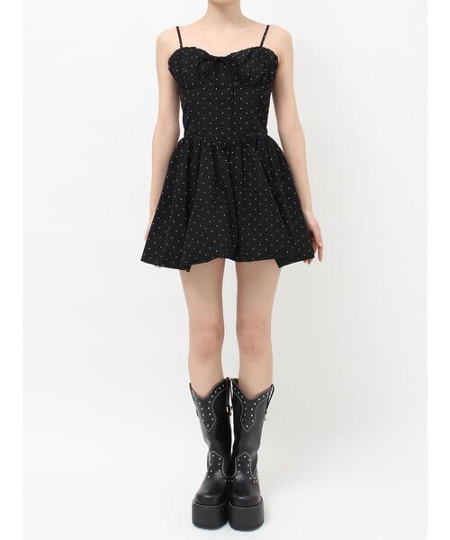 EVRIS(エヴリス)の「コルセットライクバルーンミニキャミワンピース(ワンピース・レディース・グレー/ホワイト/その他1・MEDIUM/SMALL)」の14枚目の写真