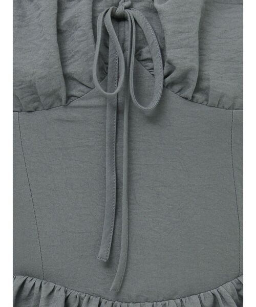 EVRIS(エヴリス)の「コルセットライクバルーンミニキャミワンピース(ワンピース・レディース・グレー/ホワイト/その他1・MEDIUM/SMALL)」の16枚目の写真