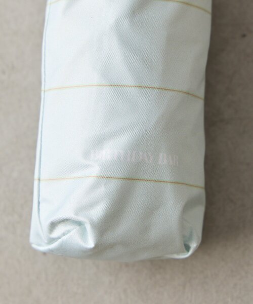BIRTHDAY BAR(バースデイバー)の「≪UV/紫外線対策 耐風性に優れている!≫ 晴雨兼用リペットストライプ折り畳み傘(折りたたみ傘・レディース・パープル/イエロー/グリーン/ブルー・0)」の12枚目の写真