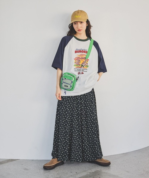 niko and...(ニコアンド)の「《WEB限定》スクエアお財布ショルダーバッグ(ショルダーバッグ・レディース・レオパード/グリーン/レッド/ブラック・0)」の7枚目の写真