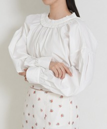 2026春夏新作 ZOZO限定 2WAYフリルネックリボンブラウス