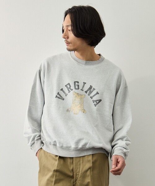 【REMI RELIEF】NEW SP加工3飛び裏毛クルー(VIRGINIA)