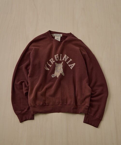 REMI RELIEF（レミレリーフ）の「【REMI RELIEF/レミレリーフ】NEW SP加工3飛び裏毛クルー(VIRGINIA)（スウェット・メンズ・グレー/ワイン・XL/L/M）」の8枚目の写真
