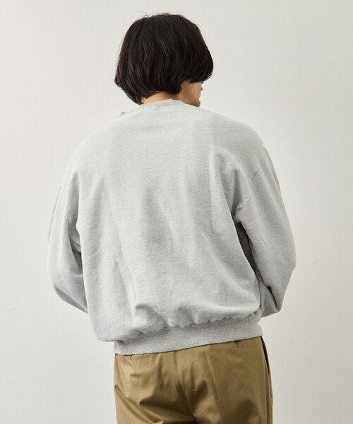 REMI RELIEF（レミレリーフ）の「【REMI RELIEF/レミレリーフ】NEW SP加工3飛び裏毛クルー(VIRGINIA)（スウェット・メンズ・グレー/ワイン・XL/L/M）」の15枚目の写真