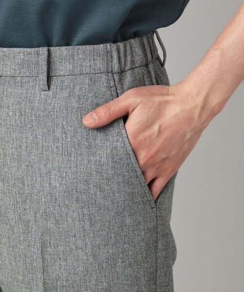 COMME CA MEN（コムサメン）の「【セットアップ対応】杢カラミ織 ドビー テーパードパンツ（その他パンツ・メンズ・ネイビー/グレー・M/L/S）」の19枚目の写真