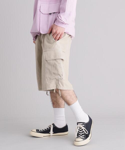 MANASTASH(マナスタッシュ)の「MANASTASH/マナスタッシュ MH-RIP CARGO SHORTS(その他パンツ・メンズ・カーキ/ブラック/オリーブ系/ホワイト系2・M/S/L/XL)」の7枚目の写真