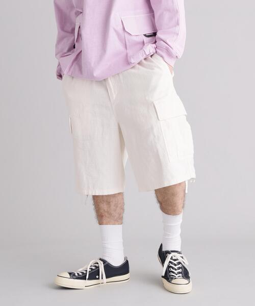 MANASTASH(マナスタッシュ)の「MANASTASH/マナスタッシュ MH-RIP CARGO SHORTS(その他パンツ・メンズ・カーキ/ブラック/オリーブ系/ホワイト系2・M/S/L/XL)」の2枚目の写真