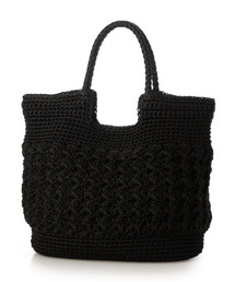 cache cache（カシュ カシュ）の「カシュカシュ cachecache / 柄編みベーシックトート カゴバッグ（かごバッグ）」