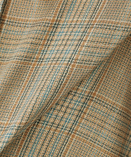 journal standard L'essage(ジャーナルスタンダードレサージュ)の「RECTO/レクト OVERSIZED VINTAGE CHECK SHIRT (BEIGE KHAKI) シャツ RW26SWST005KK(シャツ/ブラウス・レディース・ベージュ・SMALL)」の8枚目の写真