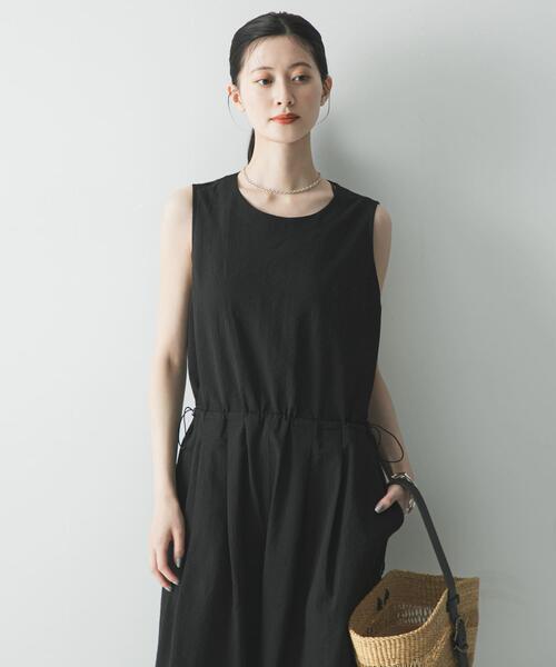 URBAN RESEARCH(アーバンリサーチ)の「『別注』THOUSAND MILE×URBAN RESEARCH SLEEVELESS ALL IN ONE(その他パンツ・レディース・ブラック/ブルー系その他・MEDIUM/LARGE)」の4枚目の写真