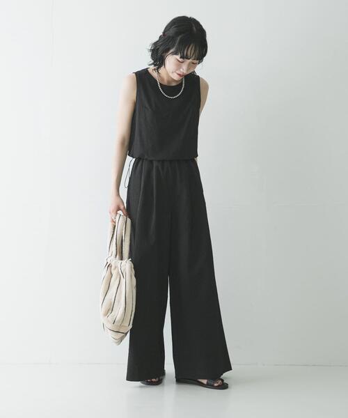 URBAN RESEARCH(アーバンリサーチ)の「『別注』THOUSAND MILE×URBAN RESEARCH SLEEVELESS ALL IN ONE(その他パンツ・レディース・ブラック/ブルー系その他・MEDIUM/LARGE)」の9枚目の写真