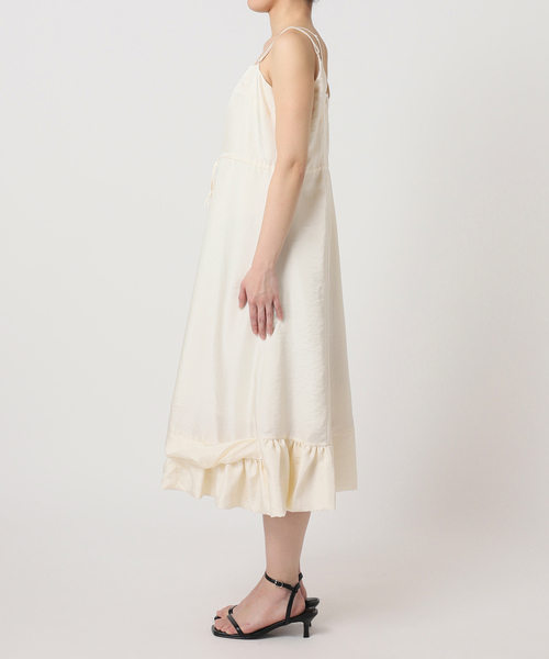U by SPICK&SPAN(ユーバイスピックアンドスパン)の「Atelier Edition/アトリエ エディション FLOUNCE DETAIL DRESS(ワンピース・レディース・ブラウン/アイボリー・MEDIUM)」の14枚目の写真