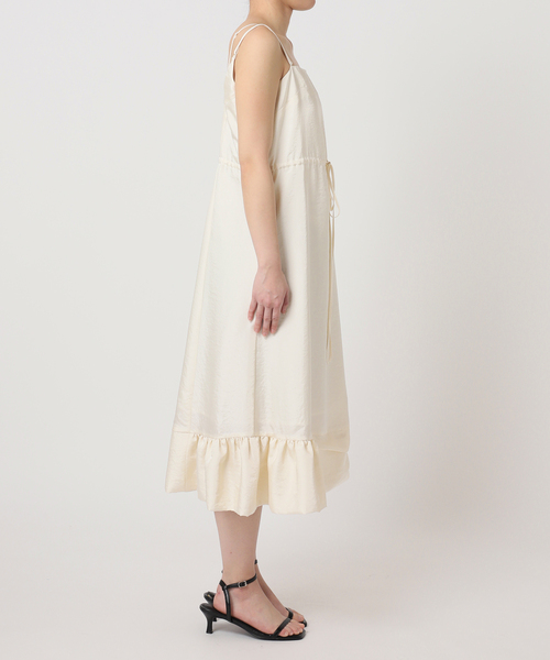 U by SPICK&SPAN(ユーバイスピックアンドスパン)の「Atelier Edition/アトリエ エディション FLOUNCE DETAIL DRESS(ワンピース・レディース・ブラウン/アイボリー・MEDIUM)」の16枚目の写真