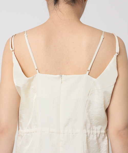 U by SPICK&SPAN(ユーバイスピックアンドスパン)の「Atelier Edition/アトリエ エディション FLOUNCE DETAIL DRESS(ワンピース・レディース・ブラウン/アイボリー・MEDIUM)」の21枚目の写真