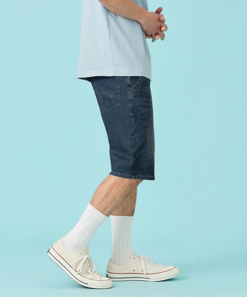 EDWIN(エドウィン)の「【涼】ジャージーズ COOL デニムショートパンツ ストレッチ 麻 ドライタッチ(その他パンツ・メンズ・ダークインディゴブルー/ブラック/ライトインディゴブルー/ネイビー・SMALL/X-LARGE/LARGE/MEDIUM)」の19枚目の写真