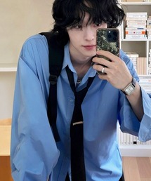 NOWLE | 【NOWLE】ルーズシルエット ボリュームスリーブ クリーンブロードシャツ / コットンシャツ(シャツ/ブラウス)