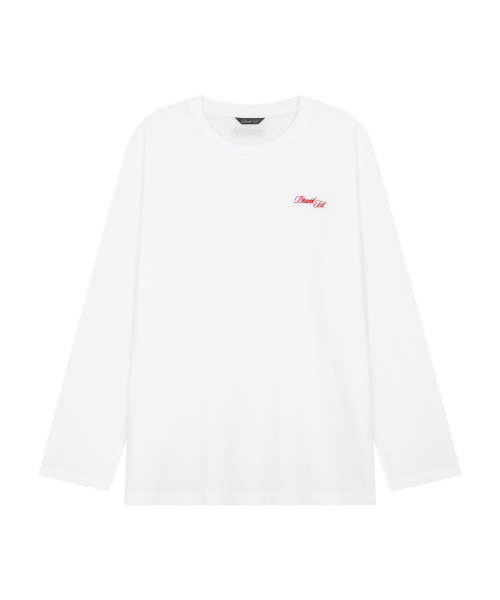 DRUNKTXT(ドランクテキスト)の「Waffle Long Sleeve White(Tシャツ/カットソー・メンズ・その他・FREE)」の2枚目の写真