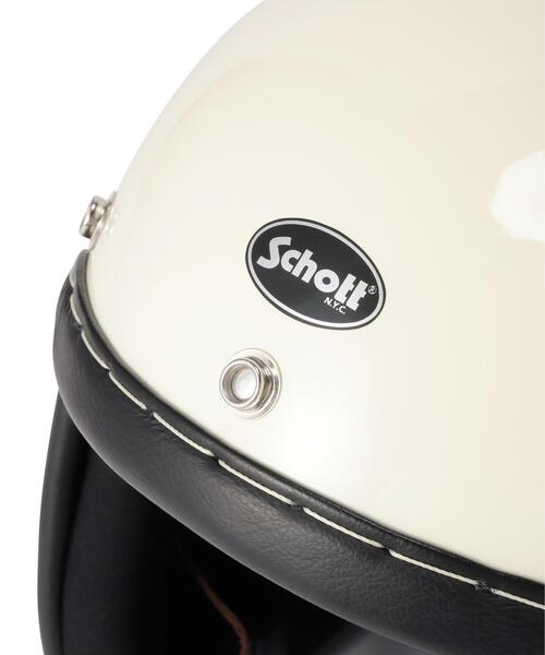 schott(ショット)の「Schott/ショット/MOTORCYCLE HELMET/モーターサイクル ヘルメット(その他雑貨・メンズ・ホワイト/ブラック・L/M/S)」の6枚目の写真
