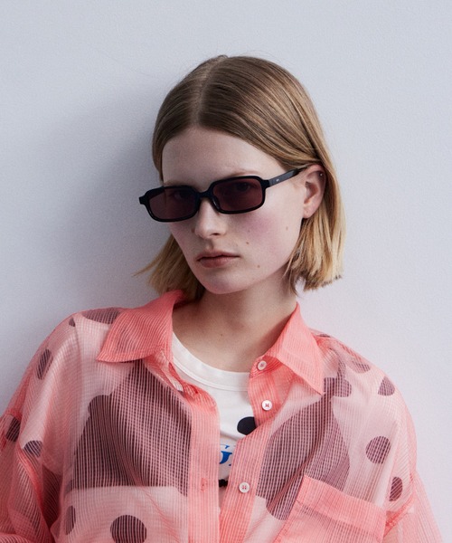 MAISON SPECIAL(メゾンスペシャル)の「Skinny Square Sunglasses/スキニースクエアサングラス(サングラス・レディース・ボルドー/ブラック/オレンジ・FREE)」の12枚目の写真