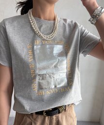 【WEB限定】シルバープリントTEE