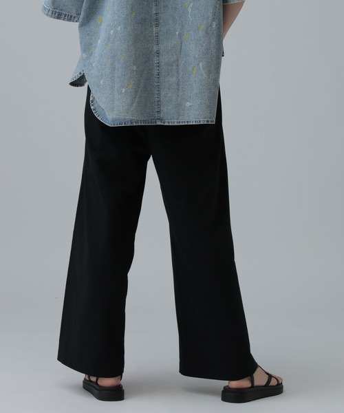 LEPSIM（レプシィム）の「ミニ裏毛ストレートパンツ　675130（その他パンツ・レディース・グレー/ブラック・MEDIUM/LARGE）」の9枚目の写真