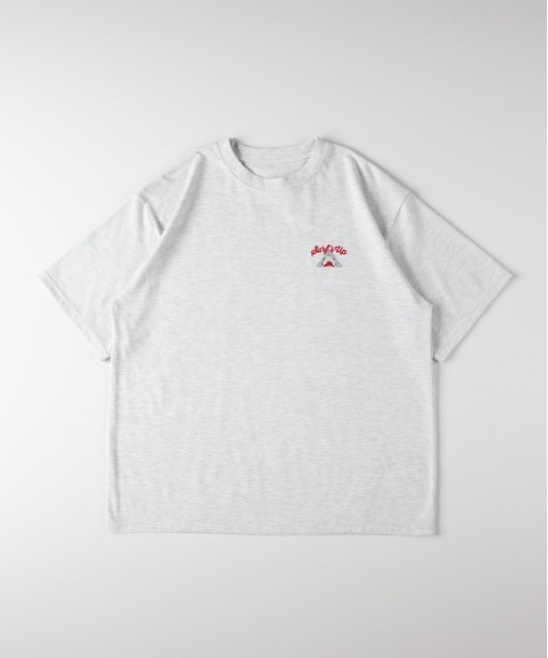 Right-on(ライトオン)の「HONEYSUCKLE ROSE(ハニーサックルローズ)サメプリントビッグTシャツ(Tシャツ/カットソー・レディース・ネイビー/オフホワイト・L/M)」の9枚目の写真