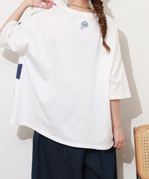 BARNDOOR(バーンドア)の「20/-天竺 ドット箔プリントT 26SS 半袖(Tシャツ/カットソー・レディース・ホワイト系その他2/ホワイト系2/ホワイト系その他3/ホワイト系3/グレー系3/グレー系2・FREE)」の15枚目の写真