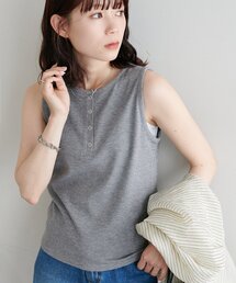 【WEB限定】ラメリブヘンリータンクトップ