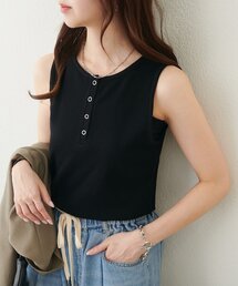 【WEB限定】ラメリブヘンリータンクトップ