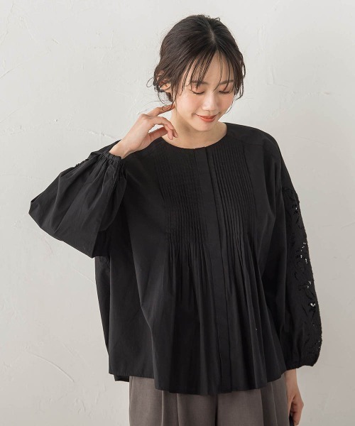 Droite lautreamont(ドロワットロートレアモン)の「フラワーエンブロイダリーブラウス(シャツ/ブラウス・レディース・オフホワイト・M)」の13枚目の写真