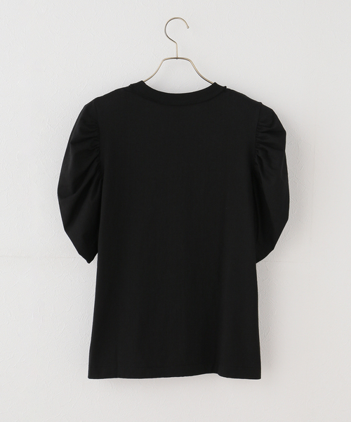 CURRENTAGE(カレンテージ)の「《追加/接触冷感》CURRENTAGE カレンテージ puff tee(Tシャツ/カットソー・レディース・ブラック/ホワイト・FREE)」の17枚目の写真