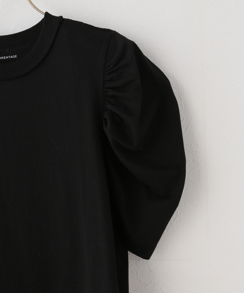CURRENTAGE(カレンテージ)の「《追加/接触冷感》CURRENTAGE カレンテージ puff tee(Tシャツ/カットソー・レディース・ブラック/ホワイト・FREE)」の18枚目の写真