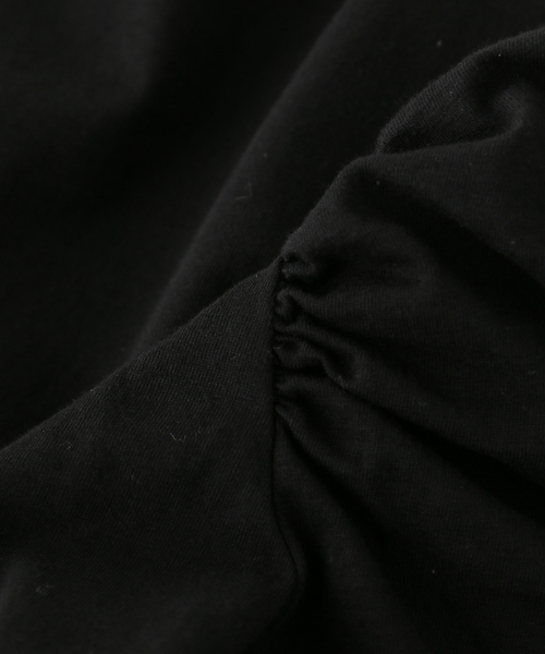 CURRENTAGE(カレンテージ)の「《追加/接触冷感》CURRENTAGE カレンテージ puff tee(Tシャツ/カットソー・レディース・ブラック/ホワイト・FREE)」の22枚目の写真