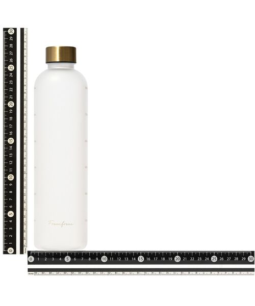 Francfranc(フランフラン)の「1L ウォーターボトル ホワイト(食洗器使用可)マイボトル ドリンクボトル 水筒 直飲み メモリ付き タイムマーカー付き(キッチンツール・レディース・ホワイト・FREE)」の20枚目の写真