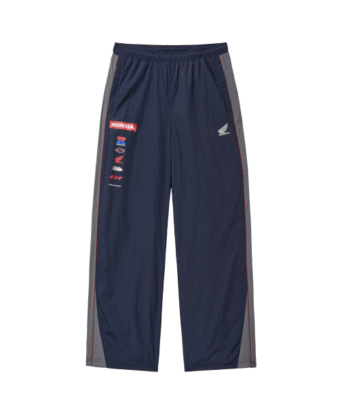 PHYPS MOTORCYCLE(フィップスモーターサイクル)の「Nylon Multi Logo Pants Navy(スウェットパンツ・レディース・その他・SMALL/MEDIUM/LARGE/X-LARGE)」の2枚目の写真