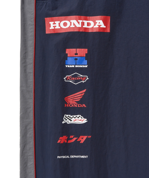 PHYPS MOTORCYCLE(フィップスモーターサイクル)の「Nylon Multi Logo Pants Navy(スウェットパンツ・レディース・その他・SMALL/MEDIUM/LARGE/X-LARGE)」の4枚目の写真