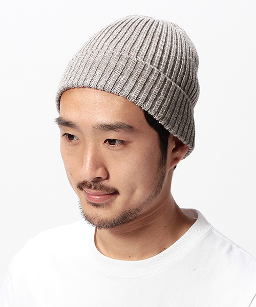 BEAMS(ビームス)の「BEAMS / メランジ ニットキャップ(ニットキャップ/ビーニー・メンズ・グレー/ベージュ/ネイビー・ONE SIZE)」の2枚目の写真