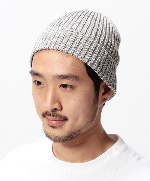 BEAMS(ビームス)の「BEAMS / メランジ ニットキャップ(ニットキャップ/ビーニー・メンズ・グレー/ベージュ/ネイビー・ONE SIZE)」の1枚目の写真
