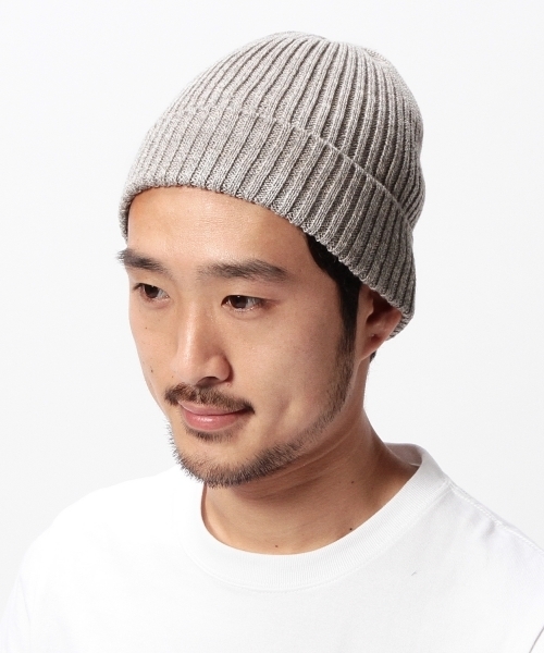 BEAMS(ビームス)の「BEAMS / メランジ ニットキャップ(ニットキャップ/ビーニー・メンズ・グレー/ベージュ/ネイビー・ONE SIZE)」の6枚目の写真