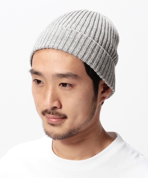 BEAMS(ビームス)の「BEAMS / メランジ ニットキャップ(ニットキャップ/ビーニー・メンズ・グレー/ベージュ/ネイビー・ONE SIZE)」の7枚目の写真