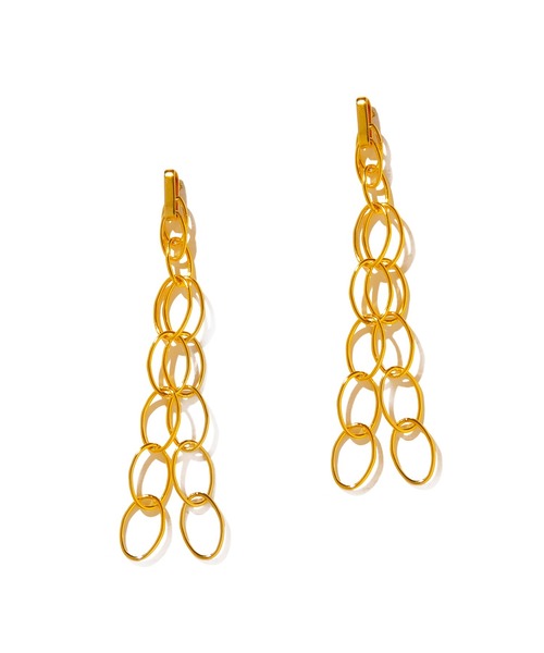 les bonbon(ルボンボン)の「【les bon bon】botanica halo echo pierce/ボタニカ ヘイロー エコー ピアス ゴールド BOB975(ピアス(両耳用)・レディース・ゴールド・FREE)」の2枚目の写真