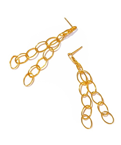 les bonbon(ルボンボン)の「【les bon bon】botanica halo echo pierce/ボタニカ ヘイロー エコー ピアス ゴールド BOB975(ピアス(両耳用)・レディース・ゴールド・FREE)」の3枚目の写真