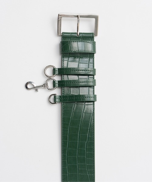 MAISON SPECIAL(メゾンスペシャル)の「Wide Belt/太ベルト(ベルト・レディース・ブラック/ブラウン/グリーン・FREE)」の11枚目の写真