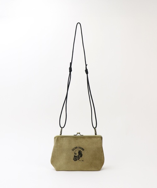 BrownBrown(ブラウンブラウン)の「【BrownBrown】ブラウンブラウン/ Gama shoulder bag(ショルダーバッグ・メンズ・ブラック/グレー/ベージュ・FREE)」の4枚目の写真