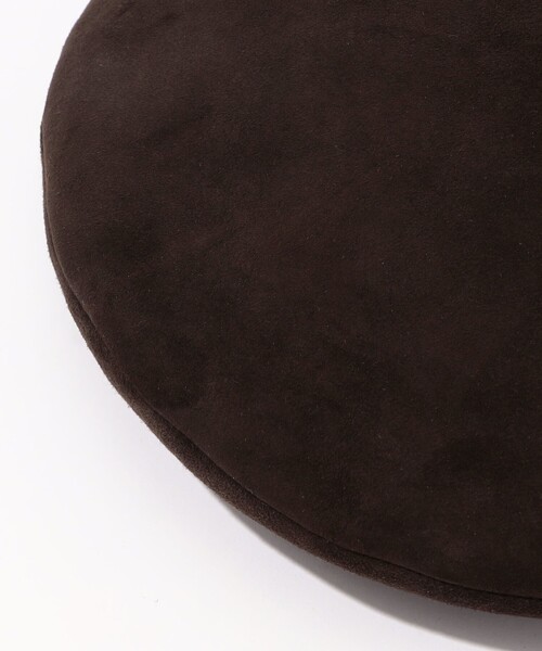 MAISON MICHEL(メゾンミッシェル)の「MAISON MICHEL New Billy Velvet Leather ベレー(ハンチング/ベレー帽・レディース・ダークブラウン・M)」の5枚目の写真