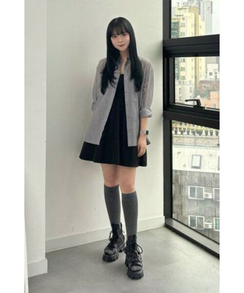 SALT AND CHOCOLATE(ソルトアンドチョコレート)の「レースアップグラディエーターサンダル412424019 (5cm/1カラー)(サンダル・レディース・ブラック・22.5cm/23.5cm/23cm/24.5cm/24cm/25cm)」の7枚目の写真